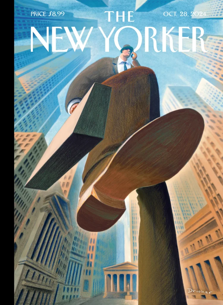 تصویر جلد مجله The New Yorker 28 October 2024