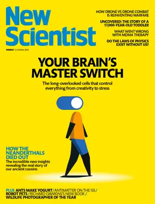 تصویر جلد مجله New Scientist 12 October 2024