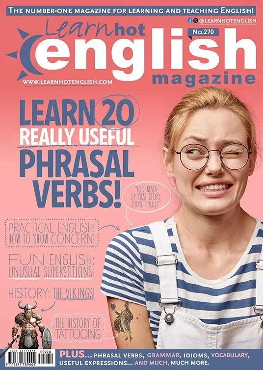 تصویر جلد مجله Learn Hot English 270 November 2024