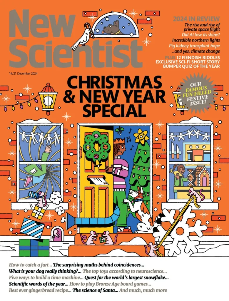 تصویر جلد مجله New Scientist 14 December 2024