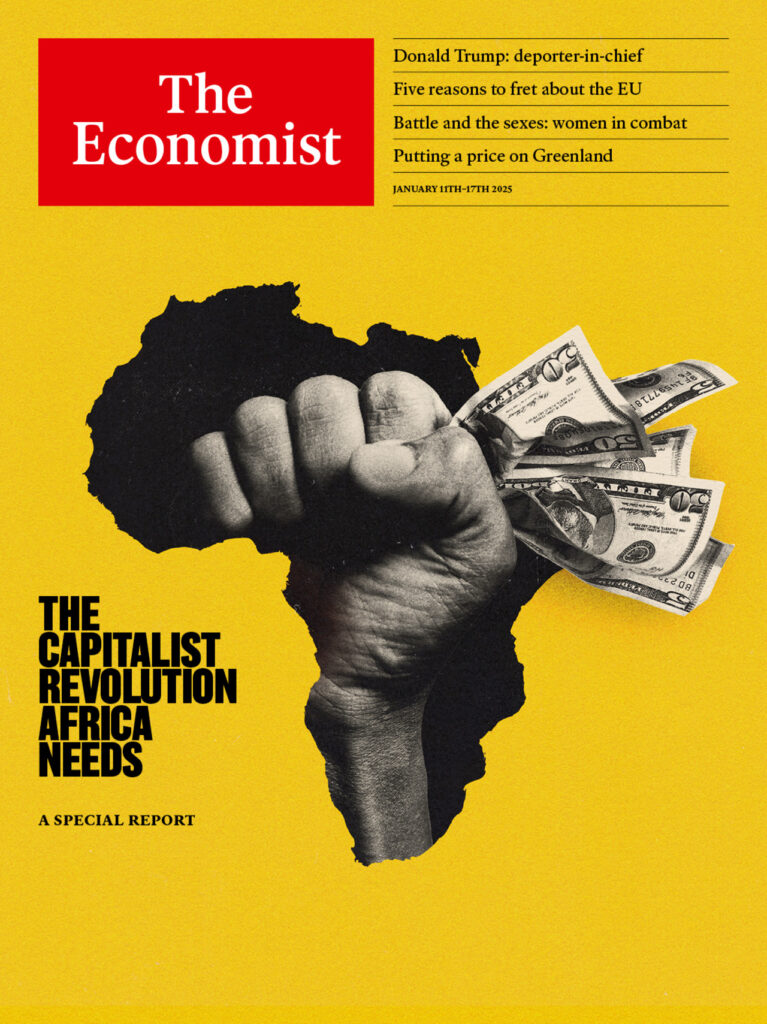 تصویر جلد مجله The Economist 11 January 2025