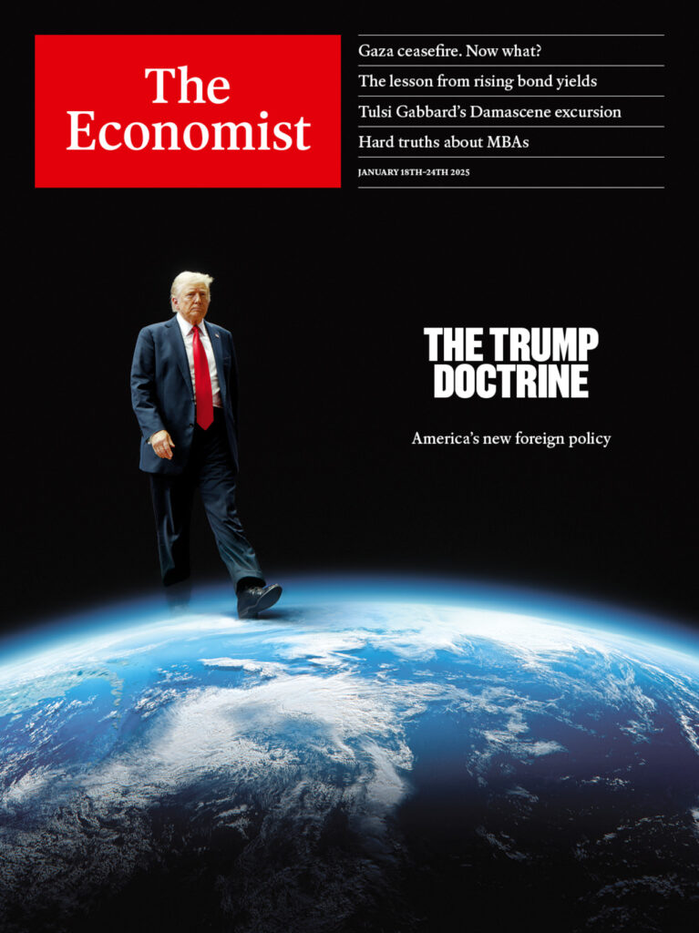 تصویر جلد مجله The Economist 18 January 2025