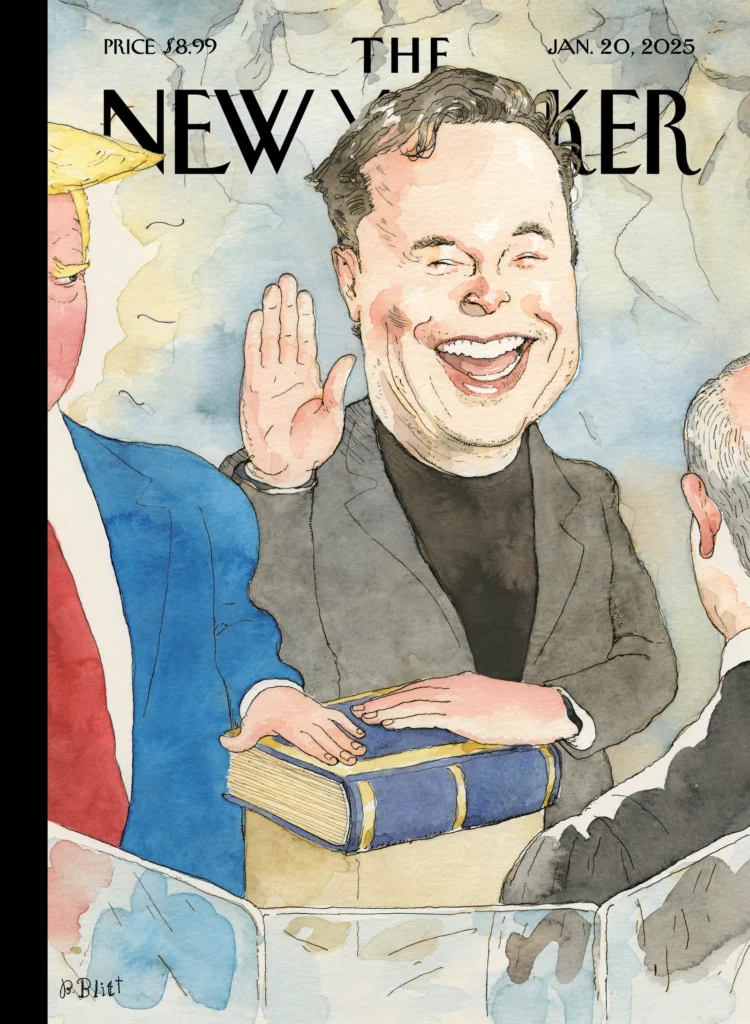 تصویر جلد مجله The New Yorker 20January 2025