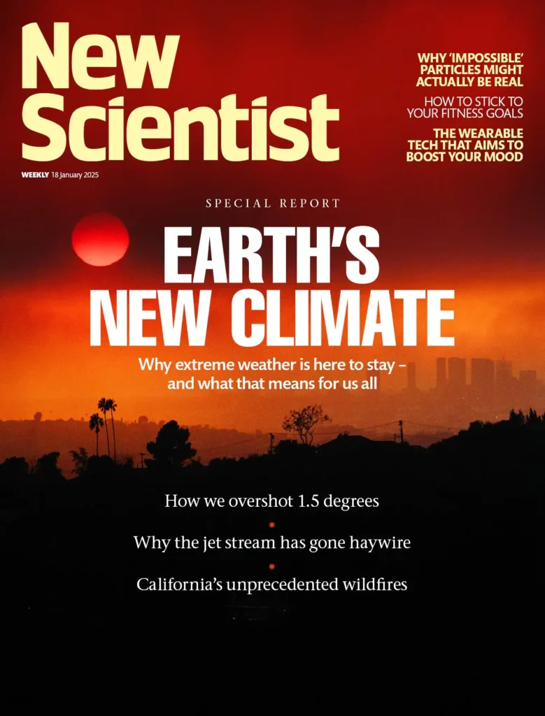 تصویر جلد مجله New Scientist 18 January 2025
