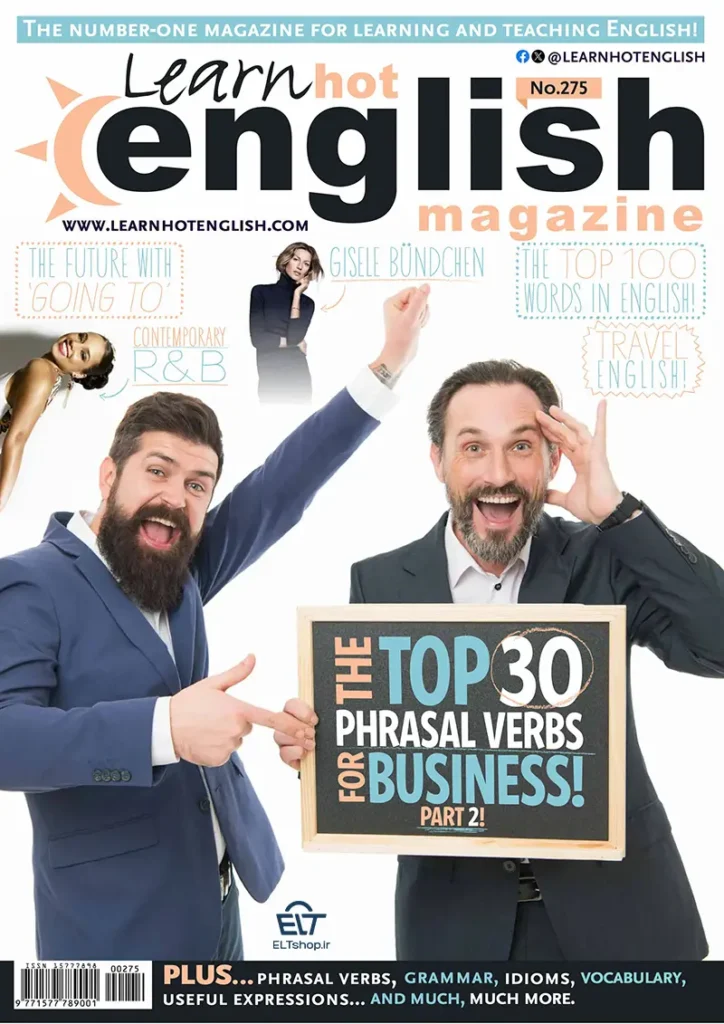 تصویر جلد مجله Learn Hot English 275 April 2025