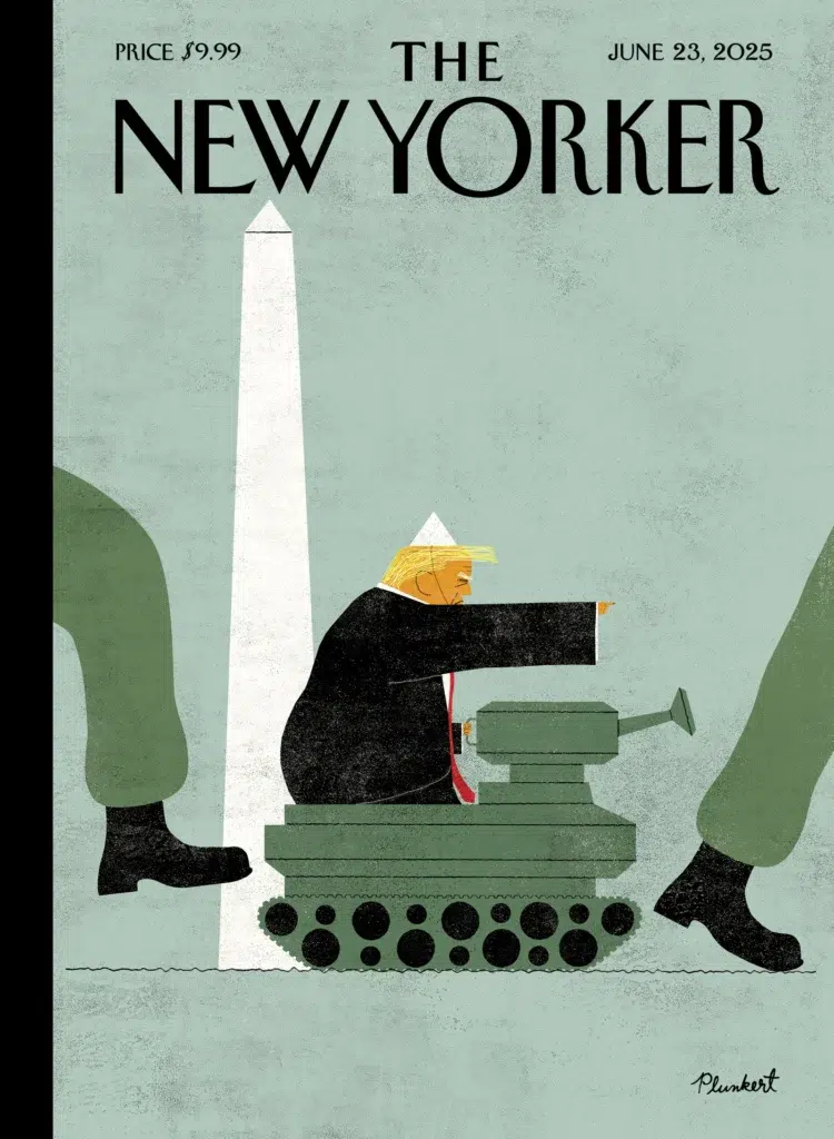 تصویر جلد مجله The New Yorker 23 June 2025