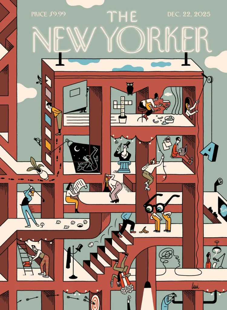 تصویر جلد مجله The New Yorker 22 December 2025